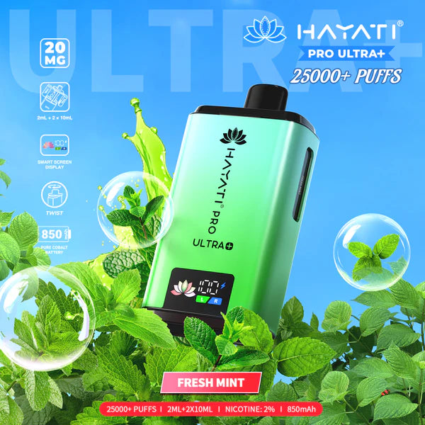 Hayati Pro Ultra Plus 25k Prefilled Pod Kit By Hayati