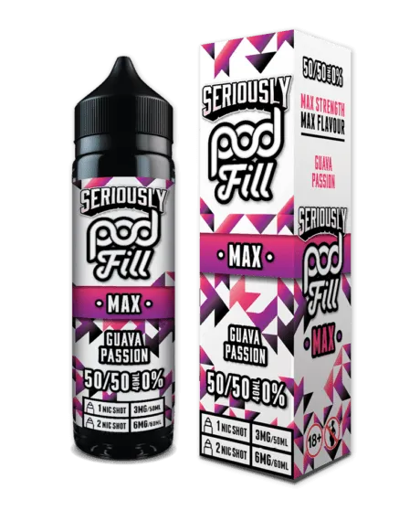 Guava Passion By Seriously Pod fill Max 40ml Shortfill