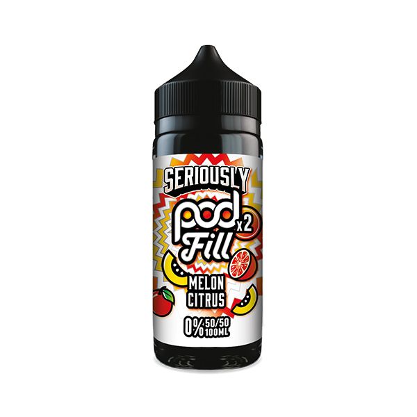 Melon Citrus By Seriously Pod Fill X2 100ml Shortfill