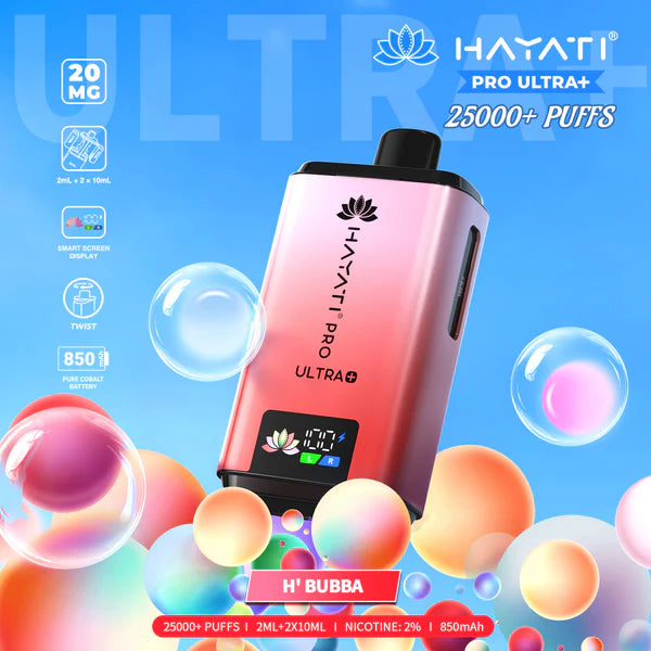 Hayati Pro Ultra Plus 25k Prefilled Pod Kit By Hayati