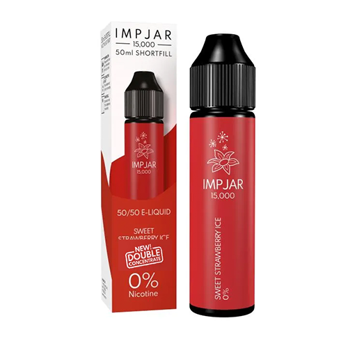 Sweet Strawberry Ice 50/50 - Double Concentrate By Imp Jar 50ml Shortfill
