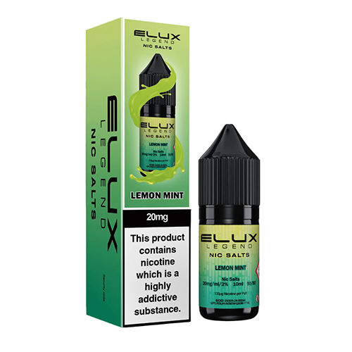 Lemon Mint By Elux Legend Nic Salt 10ml