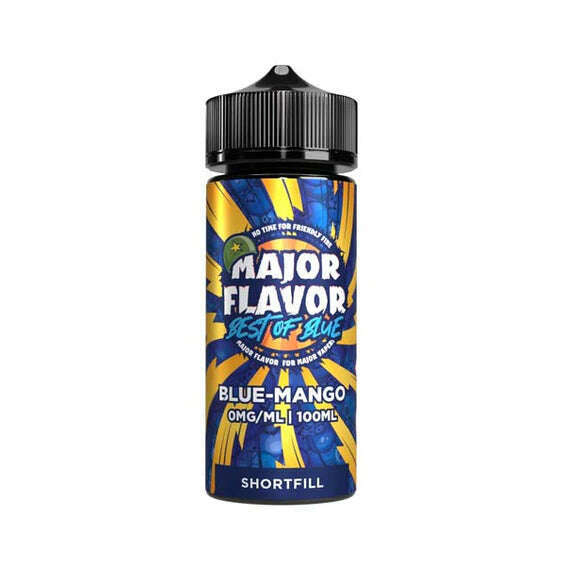 Best Of Blue - Blue Mango By Major Flavour 100ml Shortfill for your vape at Red Hot Vaping