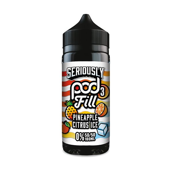 Pineapple Citrus Ice 50/50 By Seriously Pod Fill 3 100ml Shortfill