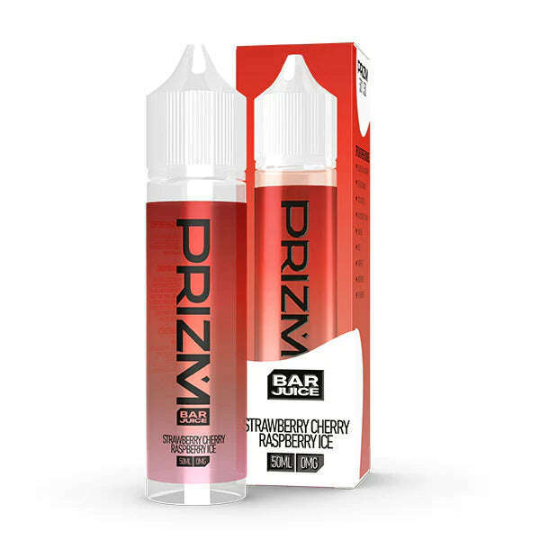 Strawberry Cherry Raspberry Ice 50/50 By Prizm Bar Juice 50ml Shortfill for your vape at Red Hot Vaping