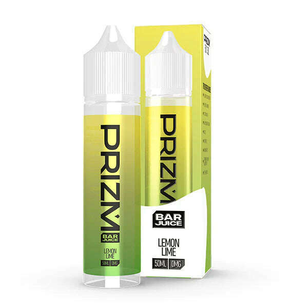 Lemon Lime 50/50 By Prizm Bar Juice 50ml Shortfill for your vape at Red Hot Vaping