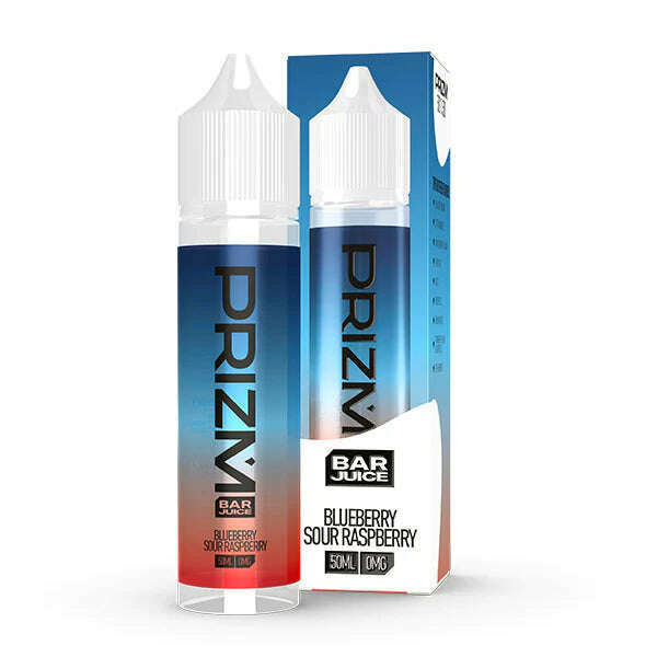 Blueberry Sour Raspberry 50/50 By Prizm Bar Juice 50ml Shortfill for your vape at Red Hot Vaping