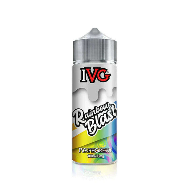 Rainbow Blast By IVG 100ml Shortfill for your vape at Red Hot Vaping