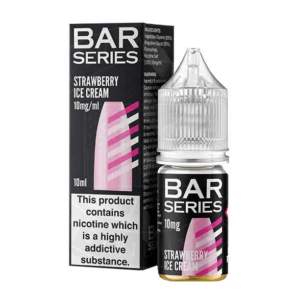 Strawberry Ice Cream By Major Flavour Bar Series Salt 10ml for your vape at Red Hot Vaping