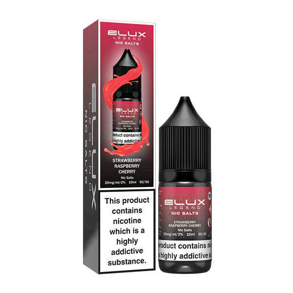 Strawberry Raspberry Cherry By Elux Legend Nic Salt 10ml for your vape at Red Hot Vaping