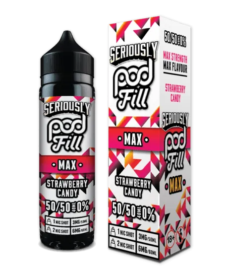 Strawberry Candy By Seriously Pod fill Max 40ml Shortfill