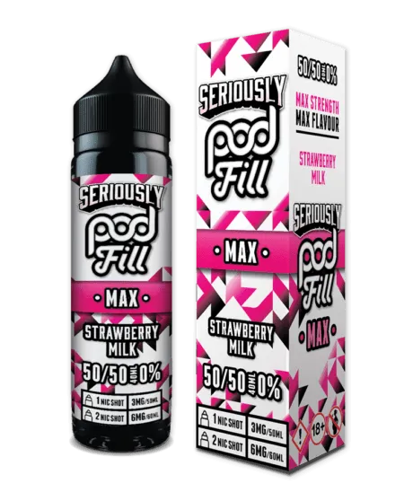 Strawberry Milk By Seriously Pod fill Max 40ml Shortfill