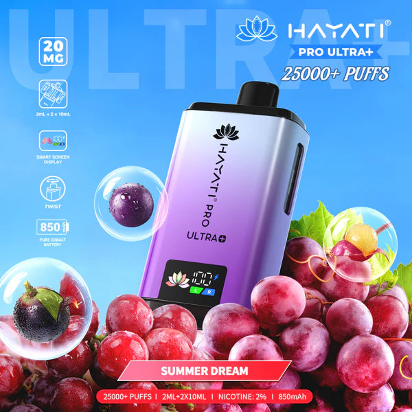 Hayati Pro Ultra Plus 25k Prefilled Pod Kit By Hayati
