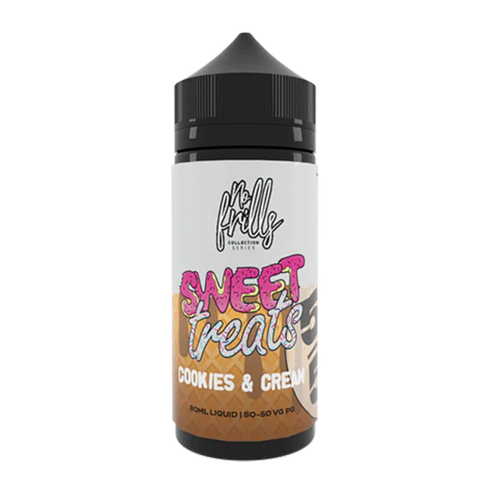 Sweet Treats Cookies & Cream 50/50 By No Frills 80ml Shortfill