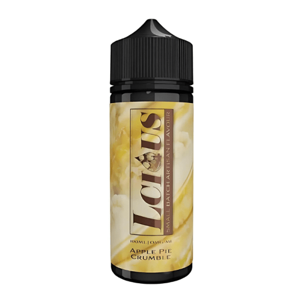 Apple Pie Crumble By Lcious 100ml Shortfill for your vape at Red Hot Vaping