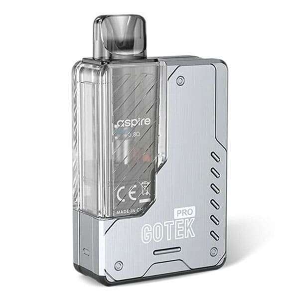 Gotek Pro By Aspire in Stainless Steel, for your vape at Red Hot Vaping