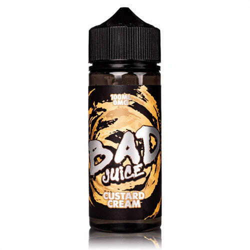 Custard Cream By Bad Juice 100ml Shortfill (BBE 3/24) for your vape at Red Hot Vaping