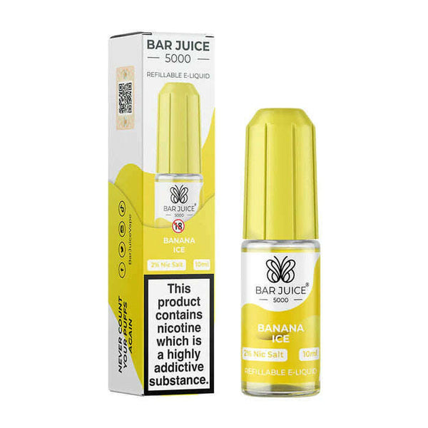 Banana Ice By Bar Juice 5000 10ml for your vape at Red Hot Vaping