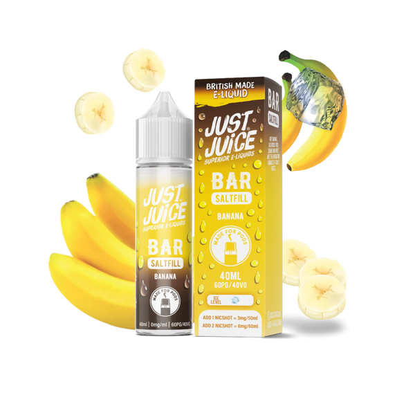 Banana By Just Juice Bar Saltfill 40ml Shortfill