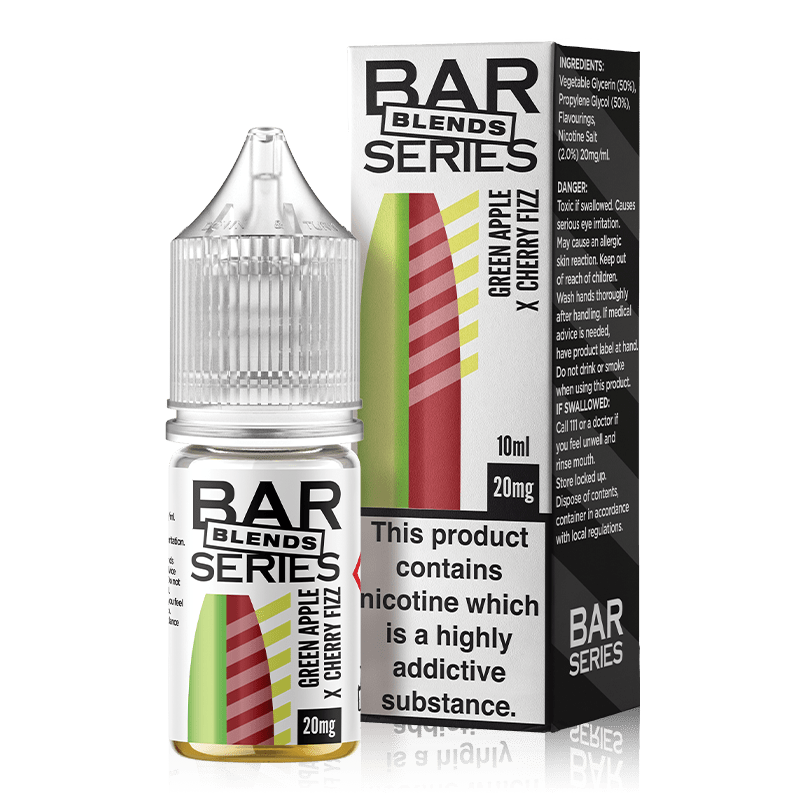 Green Apple x Cherry Fizz By Major Flavour Bar Series Blends Salt 10ml for your vape at Red Hot Vaping