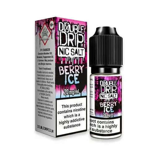Berry Ice By Double Drip Salt 10ml (D) for your vape at Red Hot Vaping