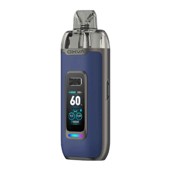 Vprime DTL Pod Kit By Oxva in Blue Leather, for your vape at Red Hot Vaping