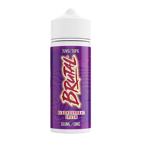 Blackcurrant Crush By Brutal Drinks 100ml Shortfill for your vape at Red Hot Vaping