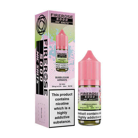 Bubblegum Airways By Elux Firerose Nic Salt 10ml for your vape at Red Hot Vaping