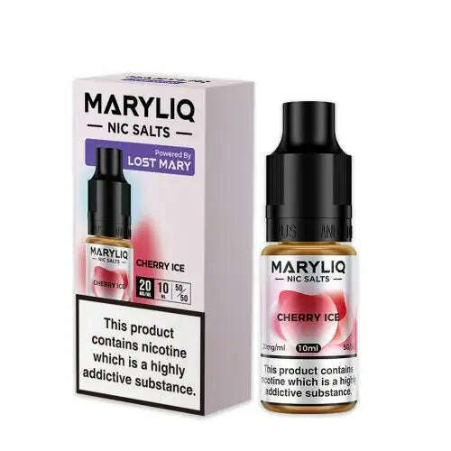 Cherry Ice By Maryliq The Official Lost Mary Nic Salts 10ml for your vape at Red Hot Vaping