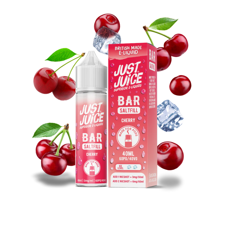 Cherry By Just Juice Bar Saltfill 40ml Shortfill