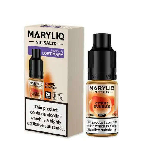 Citrus Sunrise By Maryliq The Official Lost Mary Nic Salts 10ml for your vape at Red Hot Vaping