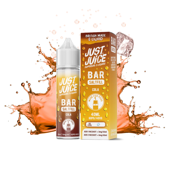 Cola By Just Juice Bar Saltfill 40ml Shortfill