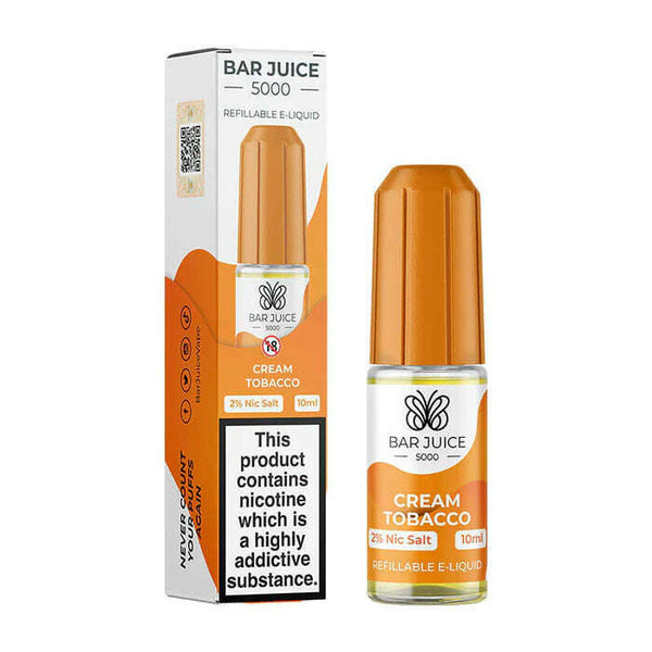 Cream Tobacco By Bar Juice 5000 10ml for your vape at Red Hot Vaping