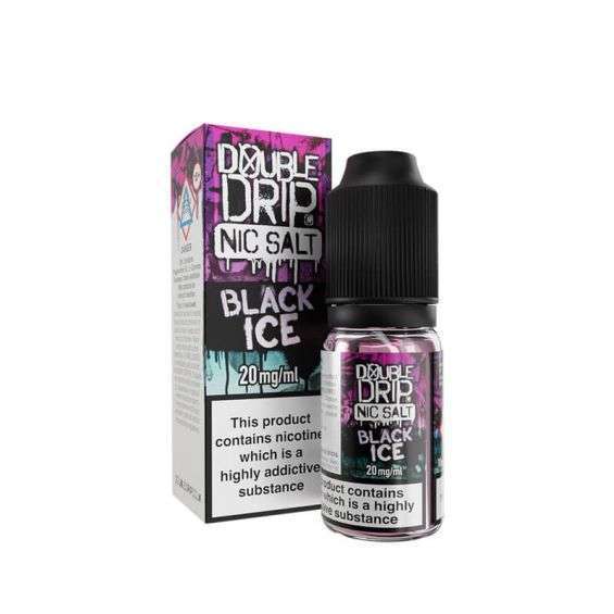 Black Ice By Double Drip Salt 10ml for your vape at Red Hot Vaping