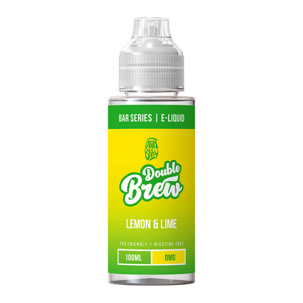 Lemon & Lime 50/50 By Double Brew XL 100ml Shortfill
