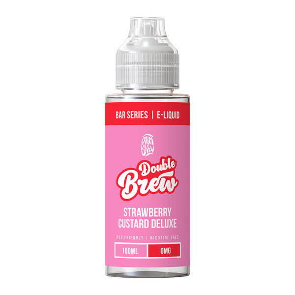 Strawberry Custard 50/50 By Double Brew XL 100ml Shortfill