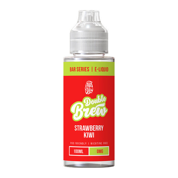 Strawberry Kiwi 50/50 By Double Brew XL 100ml Shortfill
