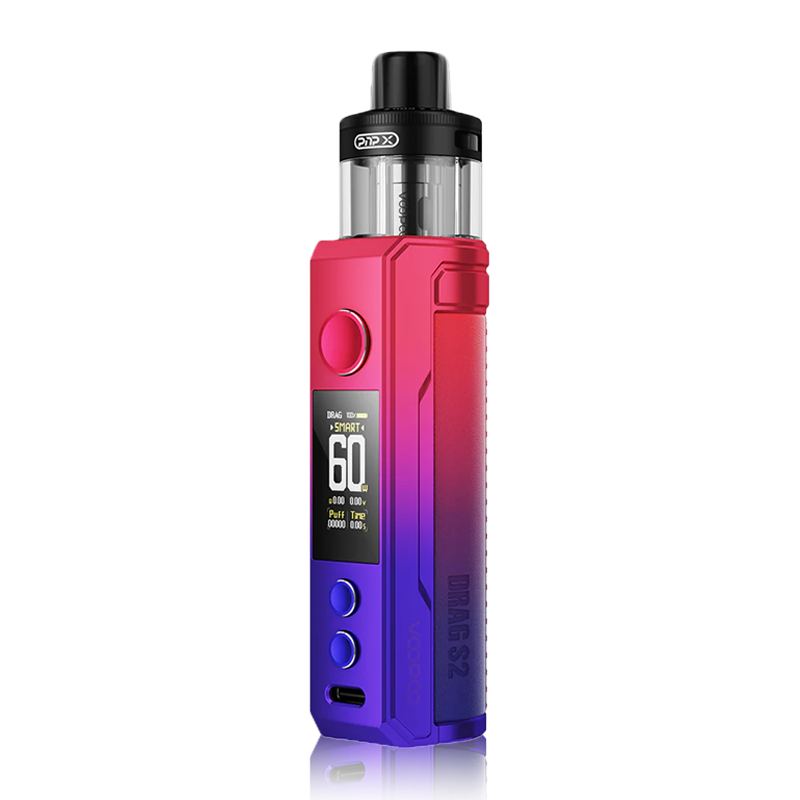 Drag S2 Kit By VooPoo in Modern Red, for your vape at Red Hot Vaping
