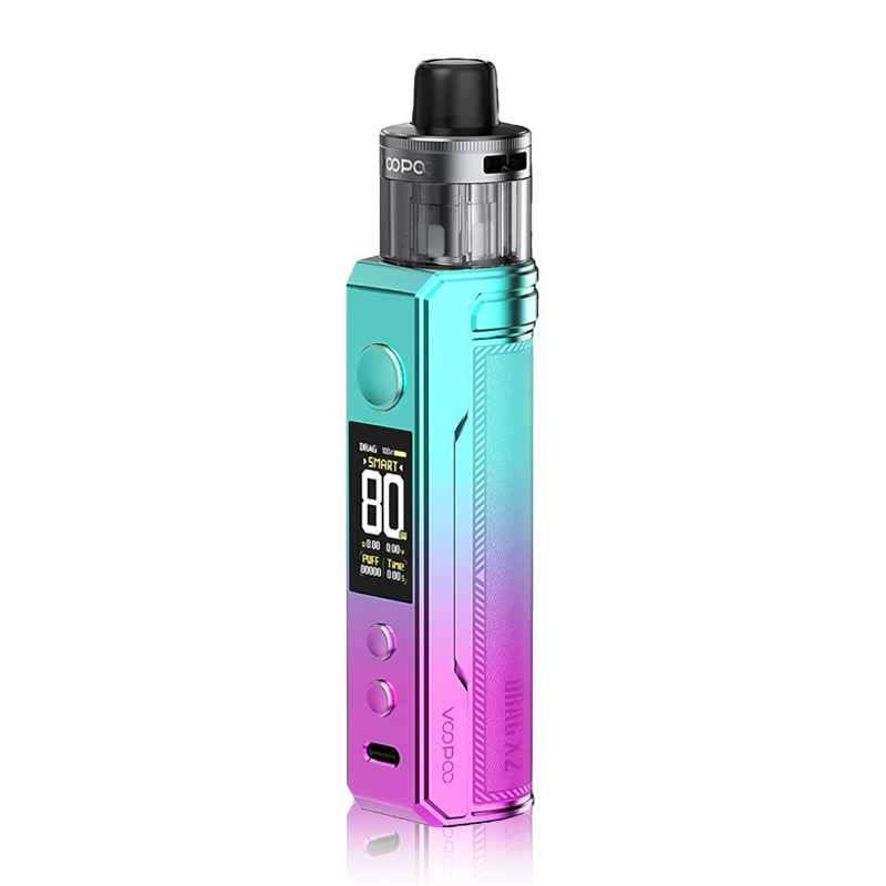 Drag X2 Kit By VooPoo in Sky Blue, for your vape at Red Hot Vaping