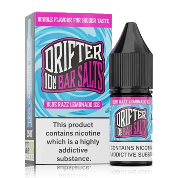 Blue Razz Lemonade Ice By Drifter Nic Salt 10ml for your vape at Red Hot Vaping