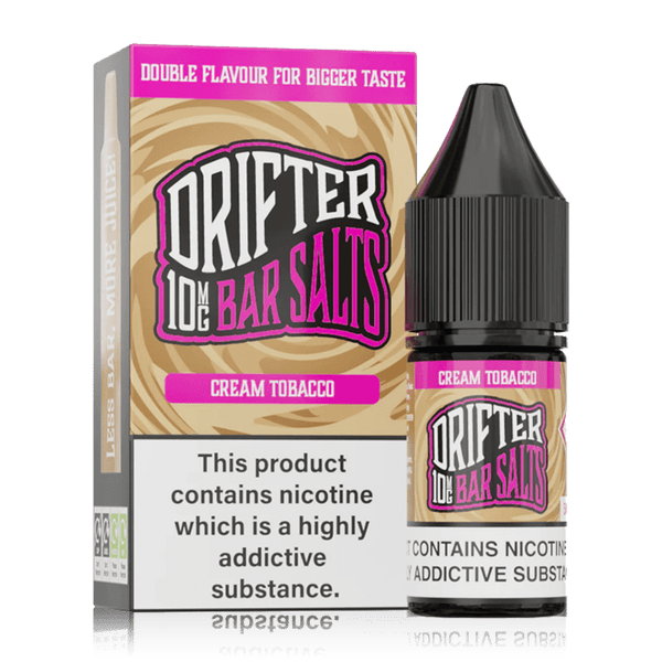 Cream Tobacco By Drifter Nic Salt 10ml for your vape at Red Hot Vaping