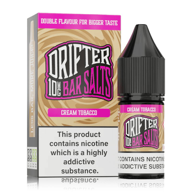 Cream Tobacco By Drifter Nic Salt 10ml for your vape at Red Hot Vaping