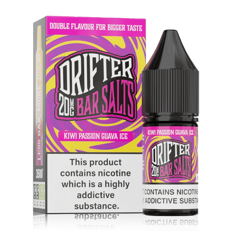 Kiwi Passion Guava Ice By Drifter Nic Salt 10ml for your vape at Red Hot Vaping