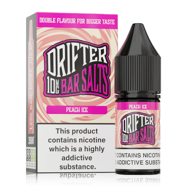 Peach Ice By Drifter Nic Salt 10ml for your vape at Red Hot Vaping