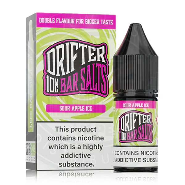 Sour Apple Ice By Drifter Nic Salt 10ml for your vape at Red Hot Vaping