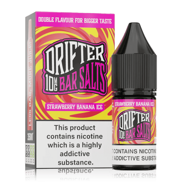 Strawberry Banana Ice By Drifter Nic Salt 10ml for your vape at Red Hot Vaping