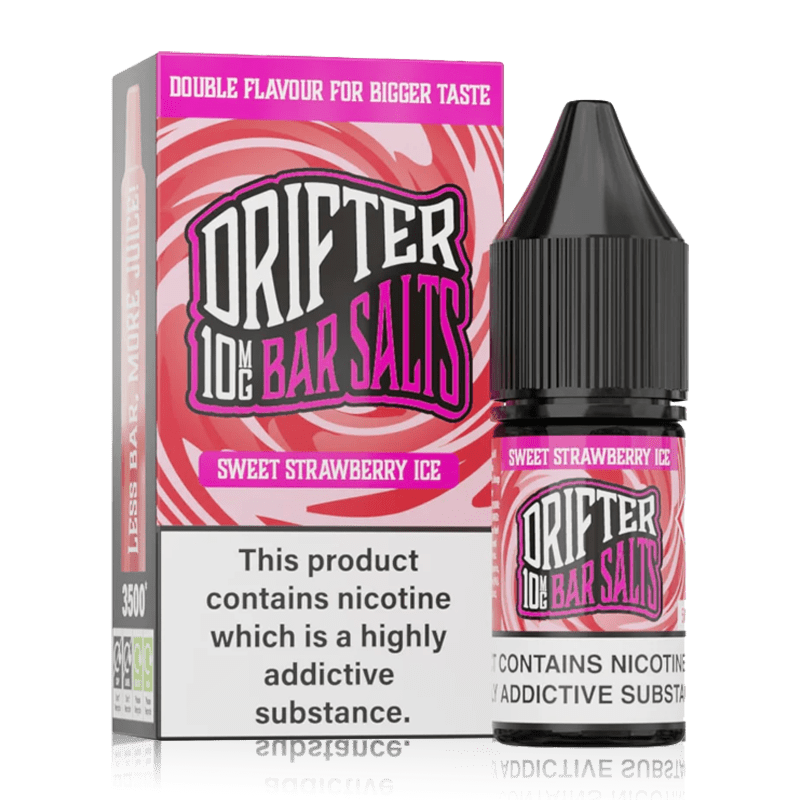 Sweet Strawberry Ice By Drifter Nic Salt 10ml for your vape at Red Hot Vaping