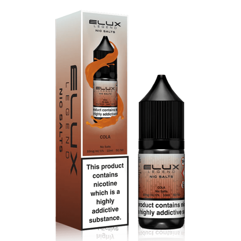 Cola By Elux Legend Nic Salt 10ml for your vape at Red Hot Vaping