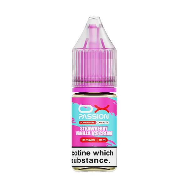 Strawberry Vanilla Ice Cream By Ox Passion Salt 10ml