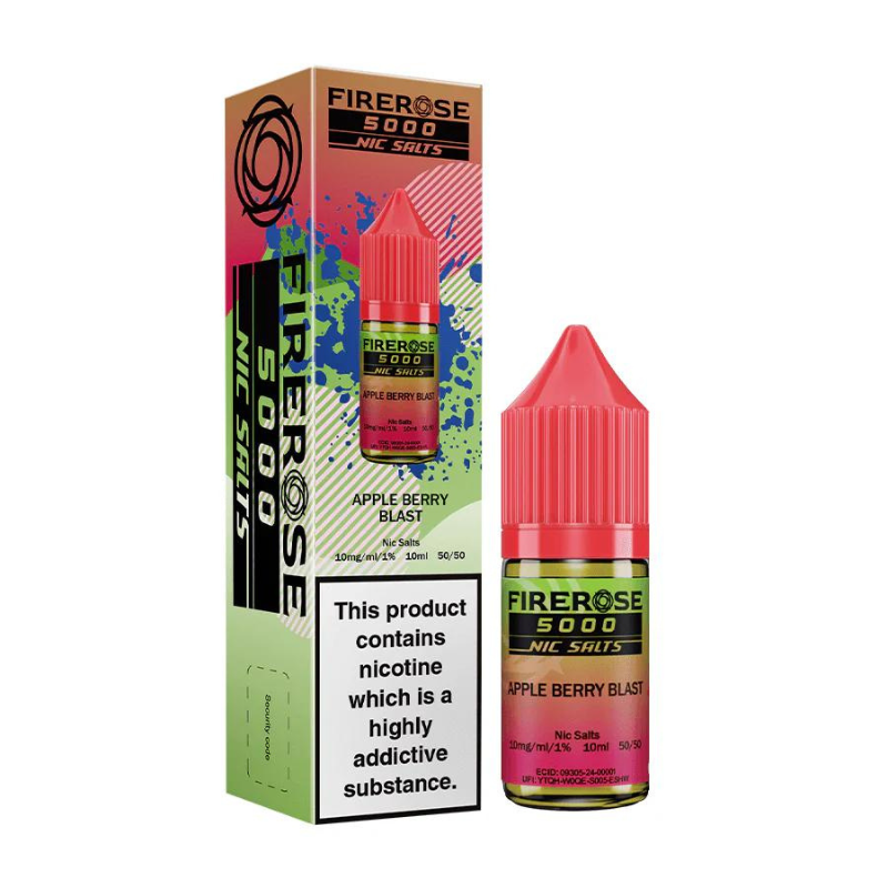 Apple Berry Blast By Elux Firerose Nic Salt 10ml for your vape at Red Hot Vaping